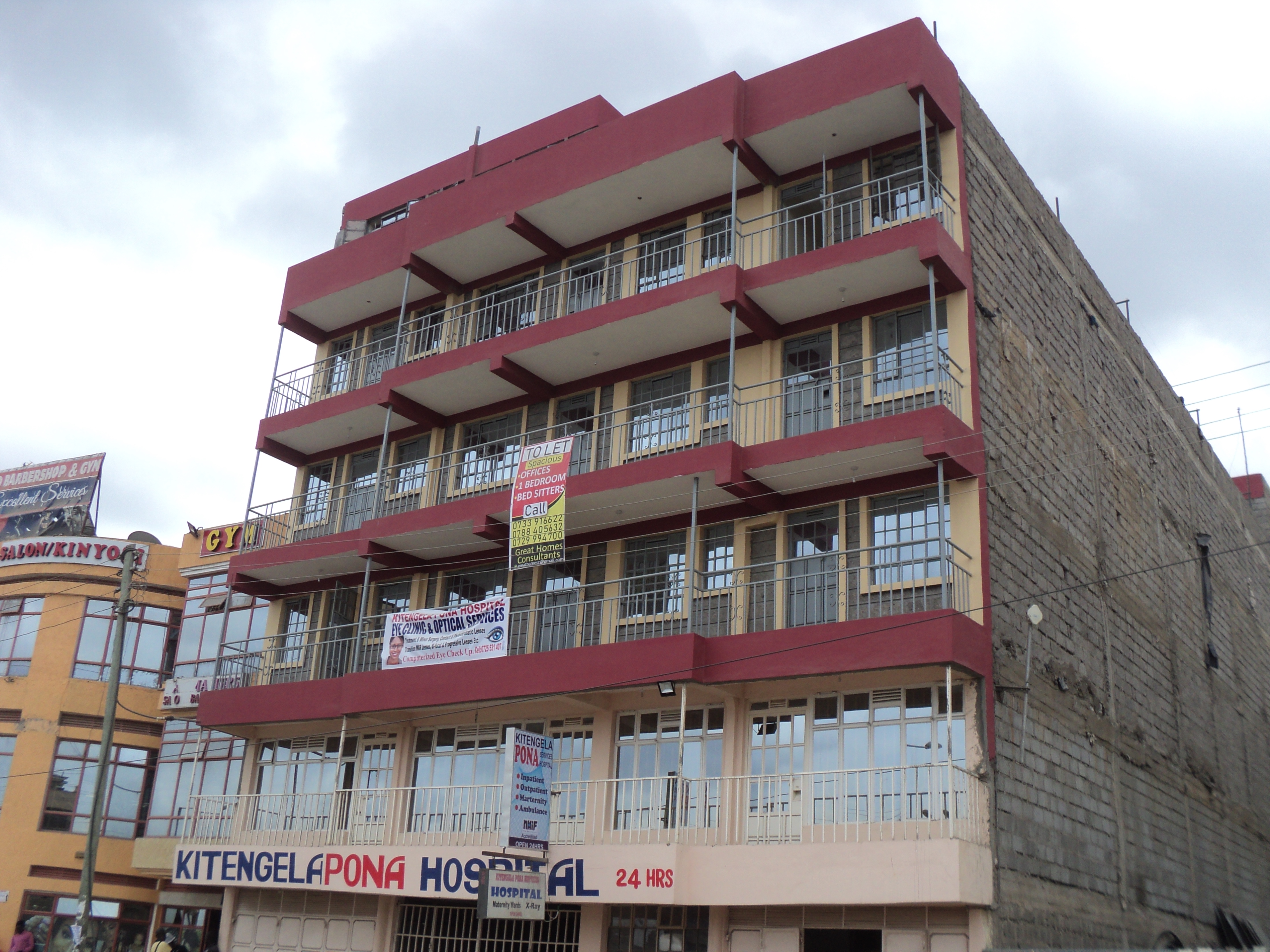 One bedrooms to let, Kitengela Town next to safaricom customer care.